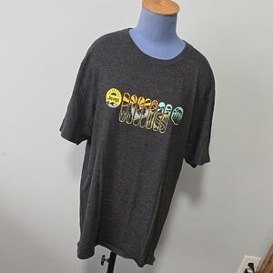 Jeep Women's Dark Gray Tee with Colorful Logo